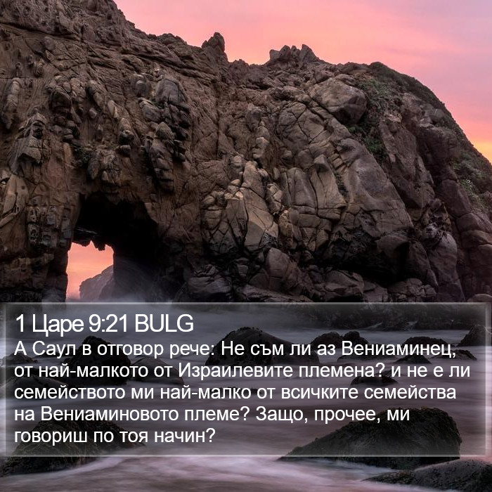 1 Царе 9:21 BULG Bible Study