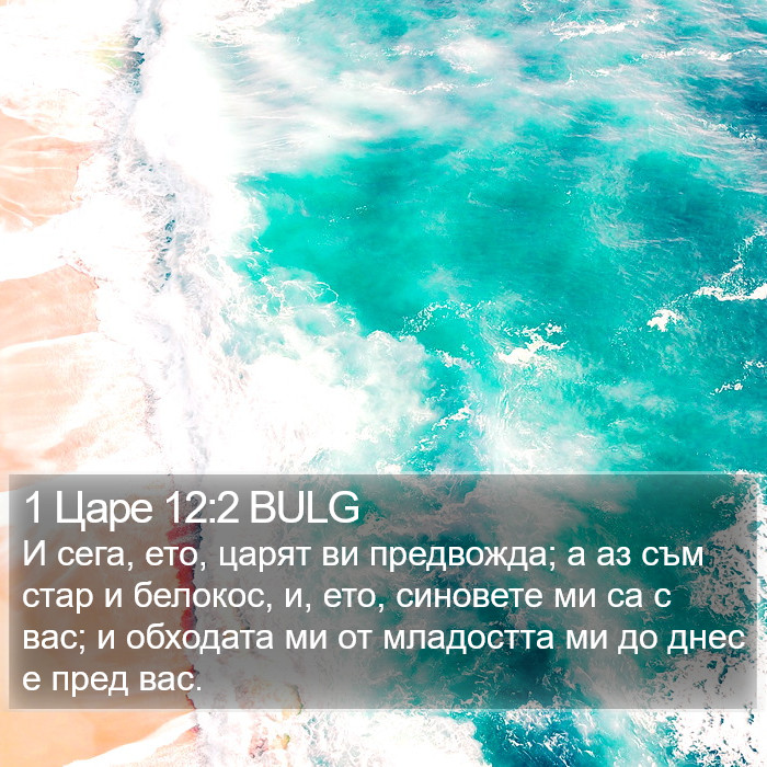 1 Царе 12:2 BULG Bible Study