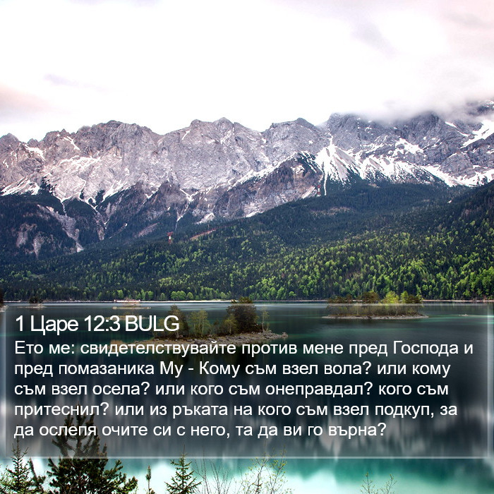 1 Царе 12:3 BULG Bible Study