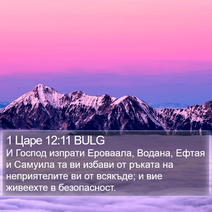 1 Царе 12:11 BULG Bible Study