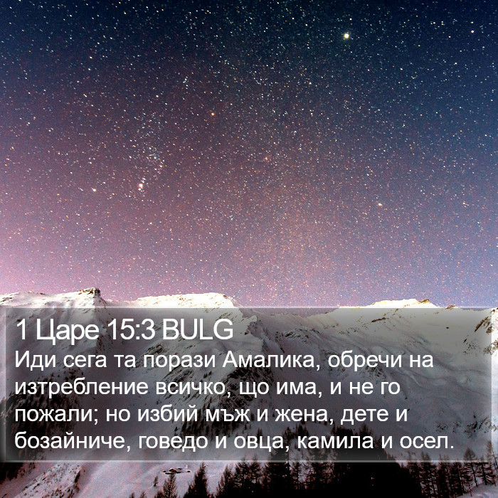 1 Царе 15:3 BULG Bible Study