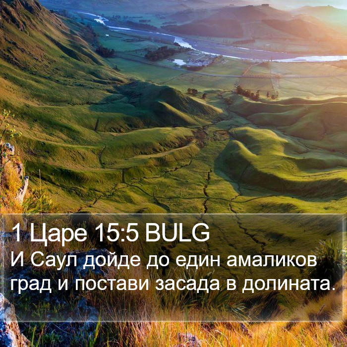 1 Царе 15:5 BULG Bible Study
