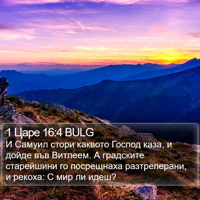 1 Царе 16:4 BULG Bible Study