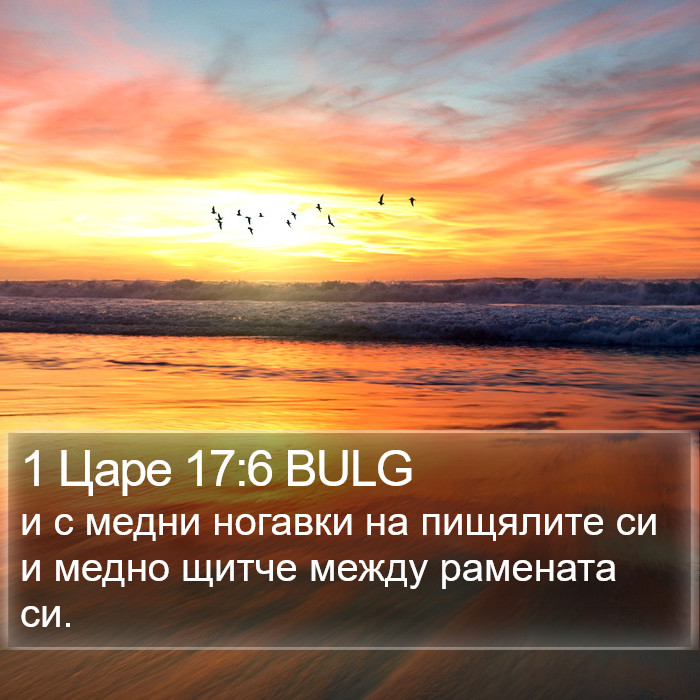 1 Царе 17:6 BULG Bible Study