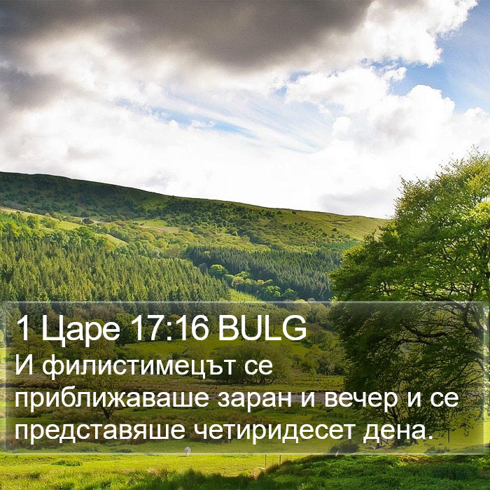 1 Царе 17:16 BULG Bible Study