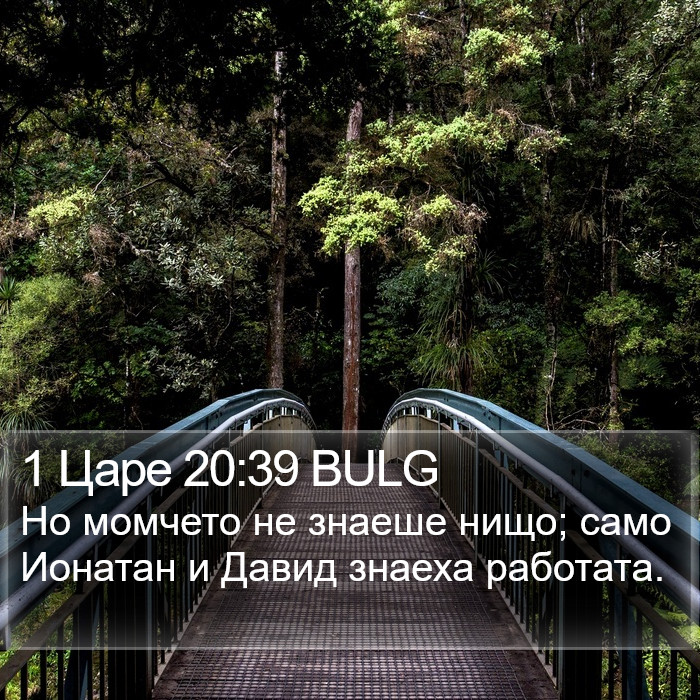 1 Царе 20:39 BULG Bible Study