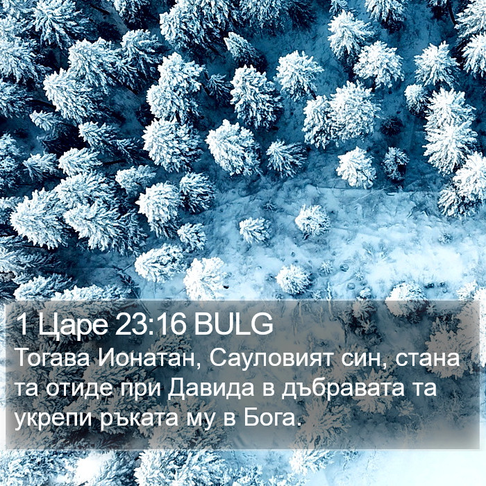 1 Царе 23:16 BULG Bible Study