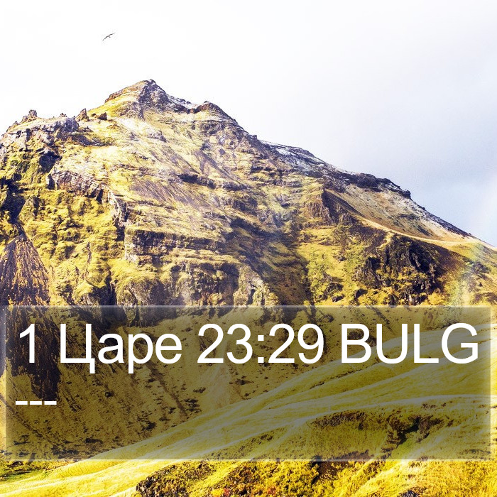 1 Царе 23:29 BULG Bible Study