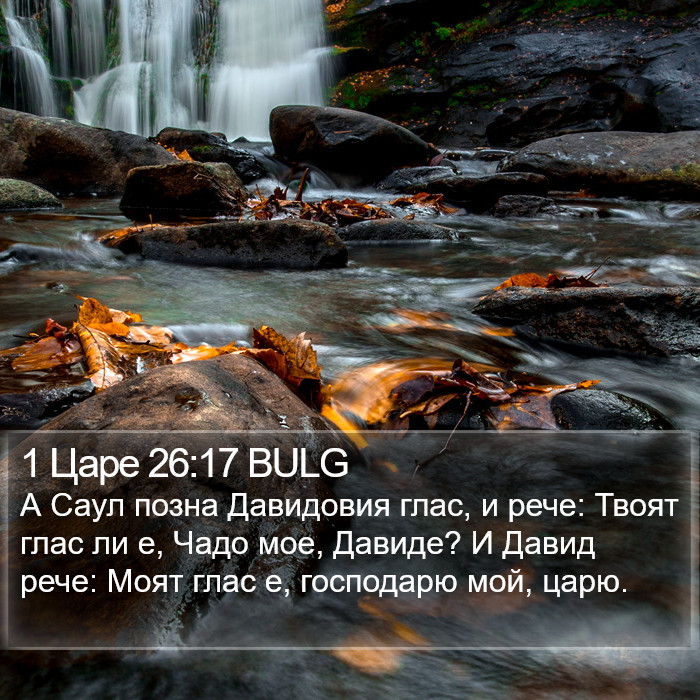 1 Царе 26:17 BULG Bible Study