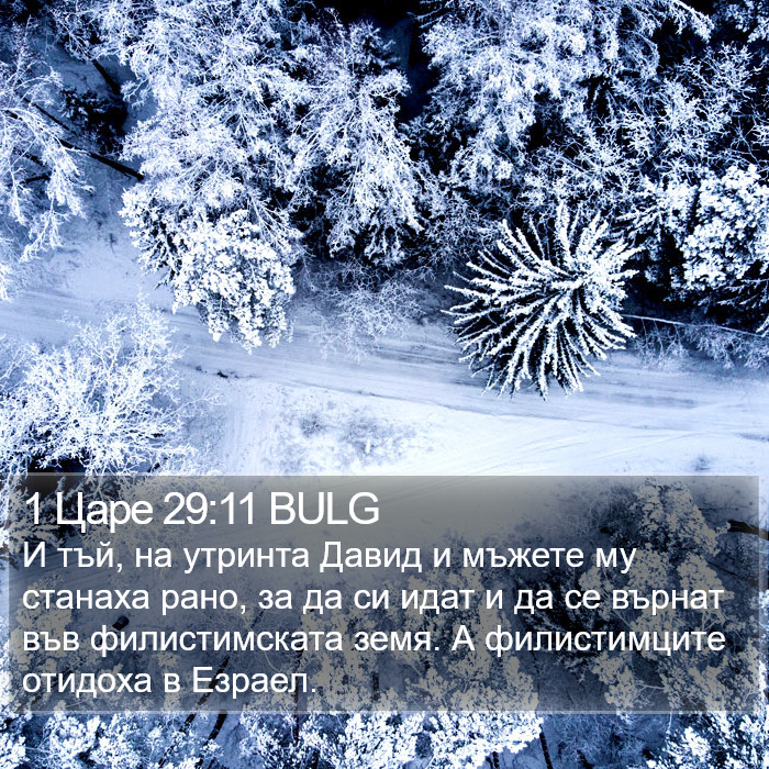 1 Царе 29:11 BULG Bible Study