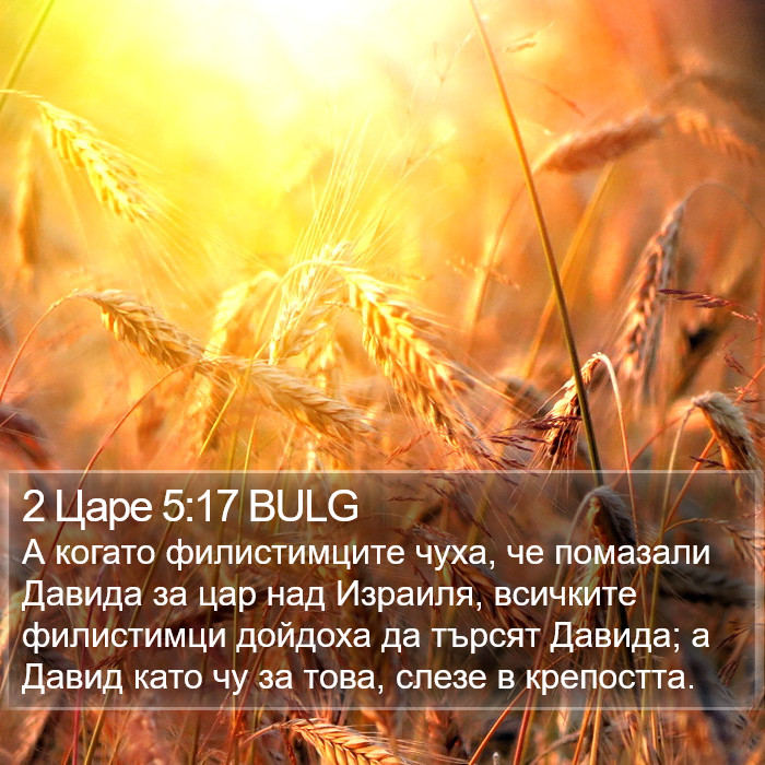 2 Царе 5:17 BULG Bible Study