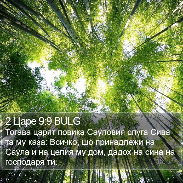 2 Царе 9:9 BULG Bible Study