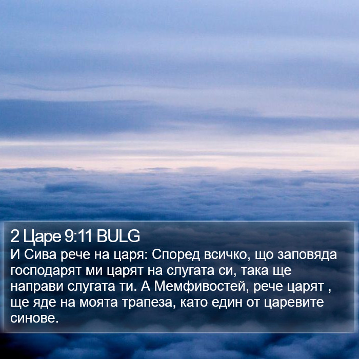2 Царе 9:11 BULG Bible Study