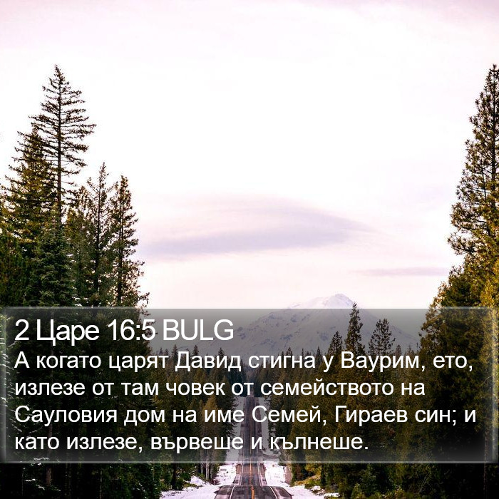 2 Царе 16:5 BULG Bible Study