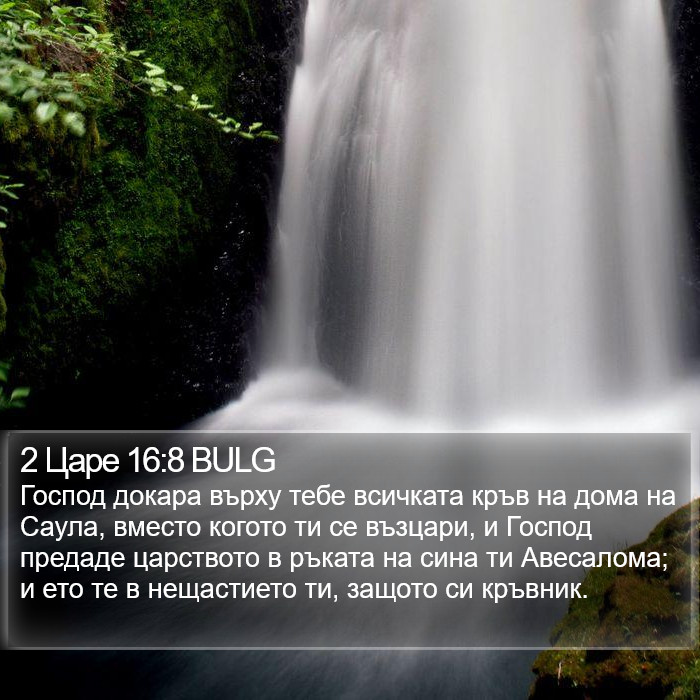 2 Царе 16:8 BULG Bible Study