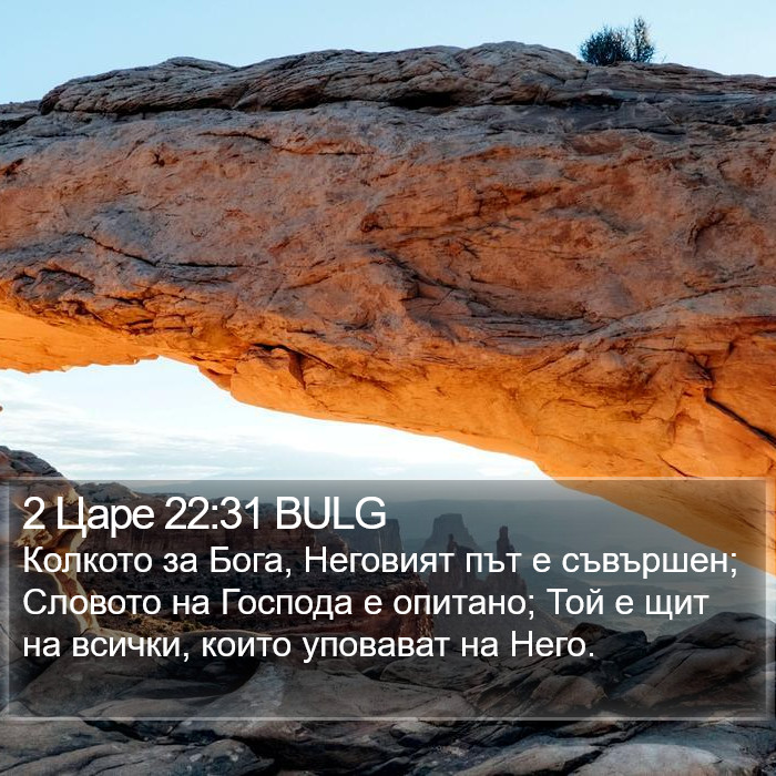 2 Царе 22:31 BULG Bible Study