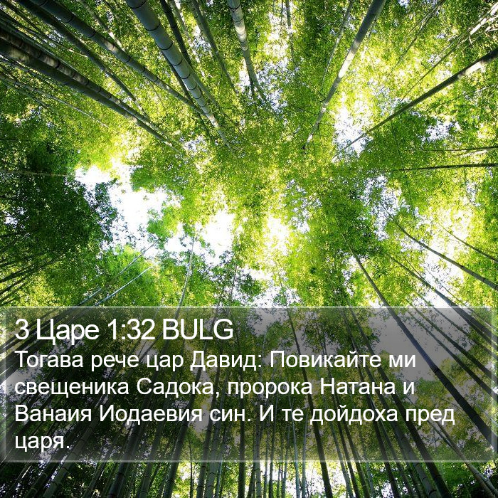 3 Царе 1:32 BULG Bible Study