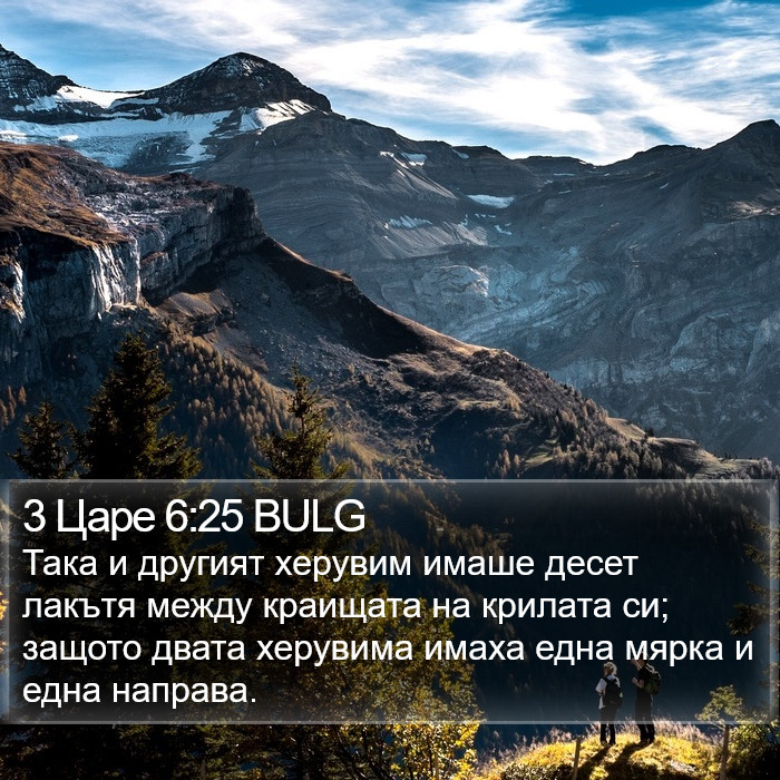 3 Царе 6:25 BULG Bible Study