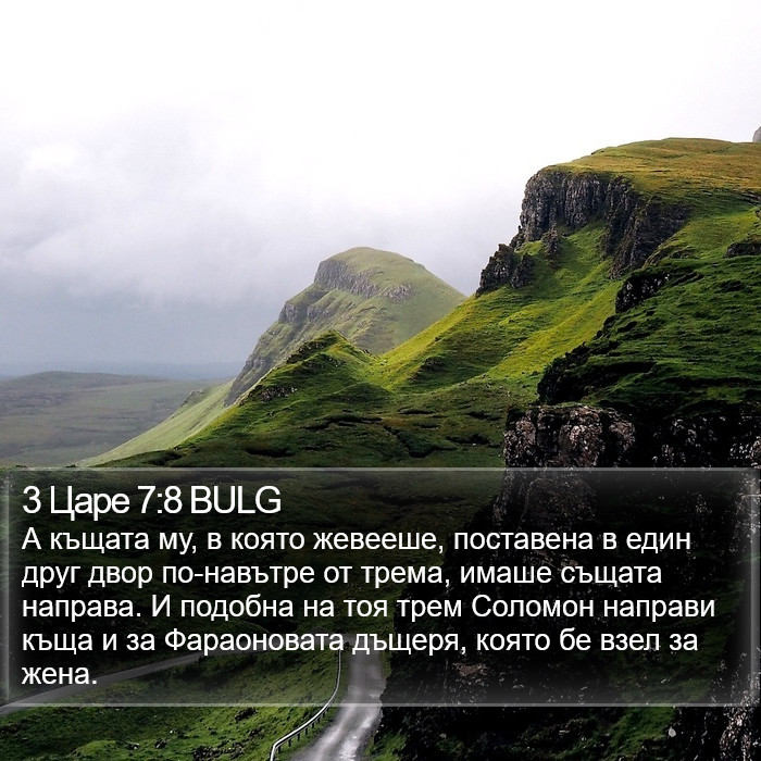 3 Царе 7:8 BULG Bible Study