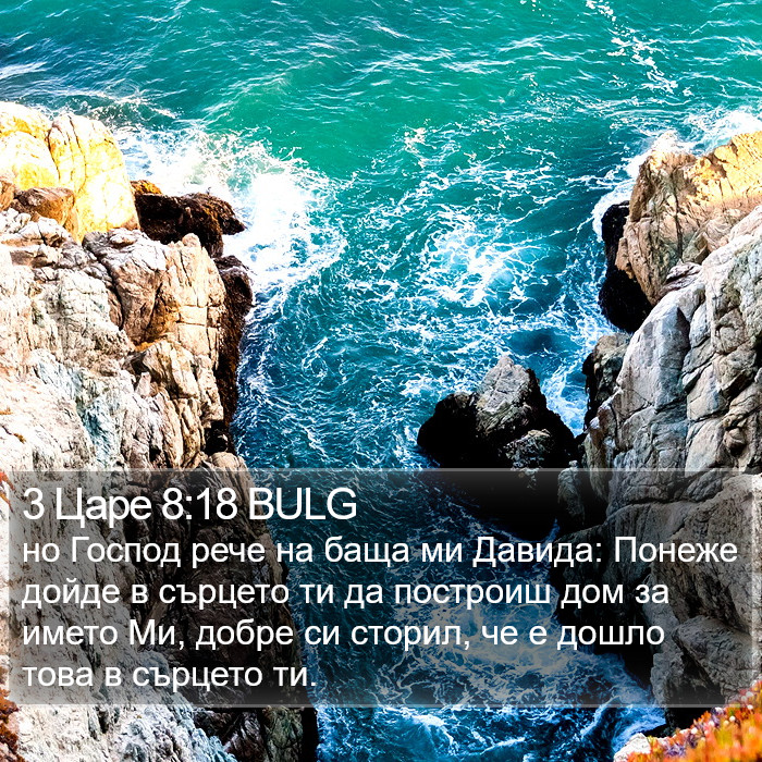 3 Царе 8:18 BULG Bible Study