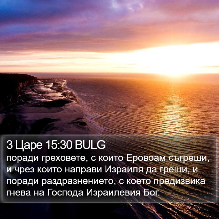 3 Царе 15:30 BULG Bible Study