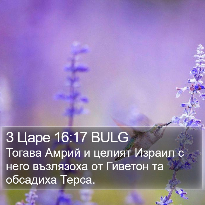 3 Царе 16:17 BULG Bible Study