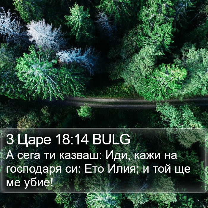 3 Царе 18:14 BULG Bible Study