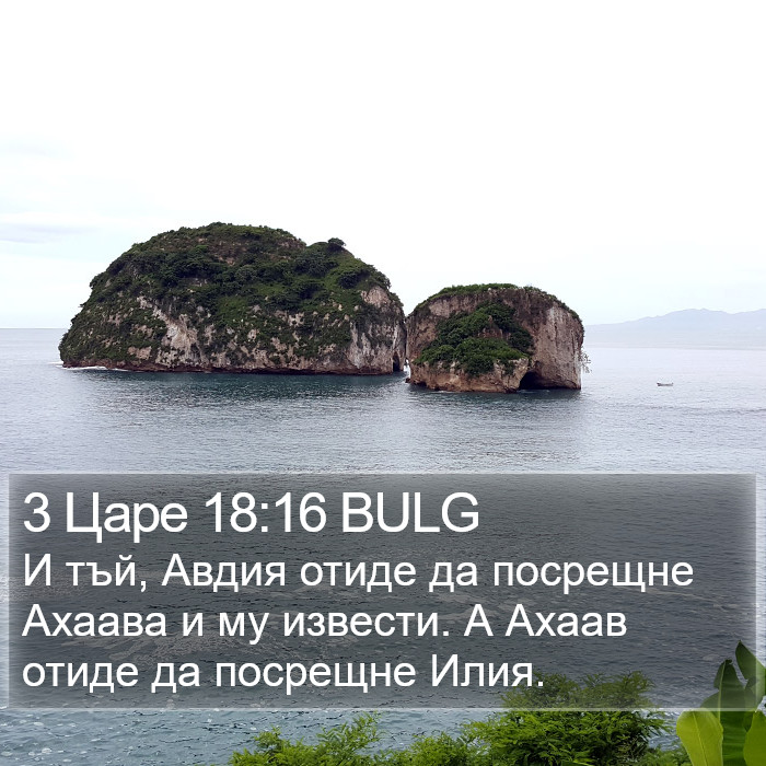 3 Царе 18:16 BULG Bible Study