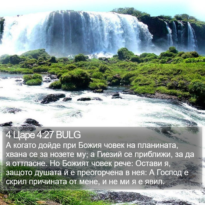 4 Царе 4:27 BULG Bible Study