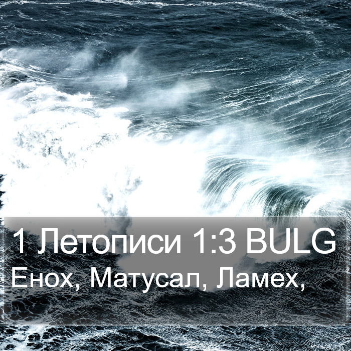 1 Летописи 1:3 BULG Bible Study