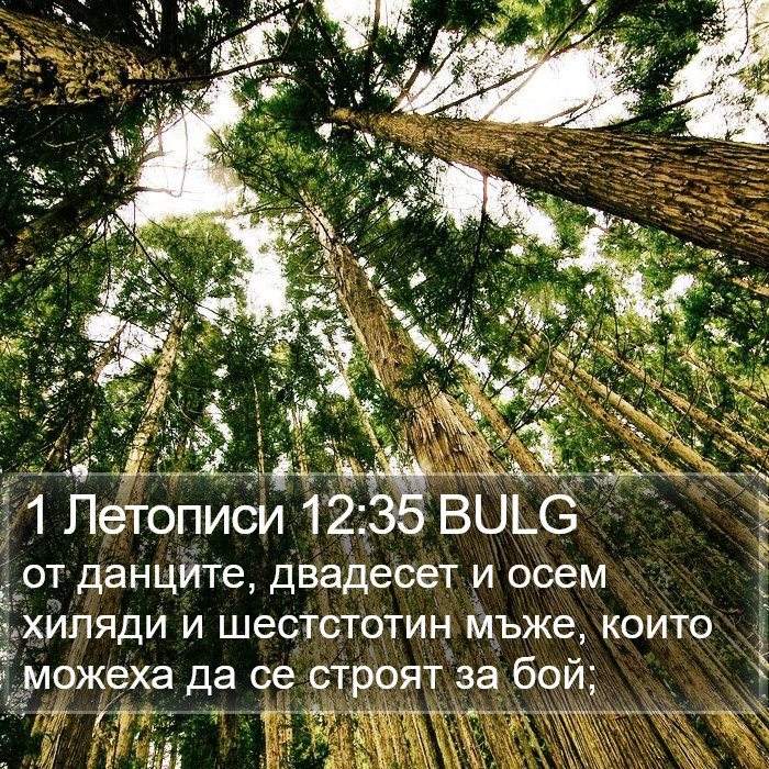 1 Летописи 12:35 BULG Bible Study