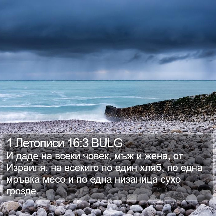 1 Летописи 16:3 BULG Bible Study