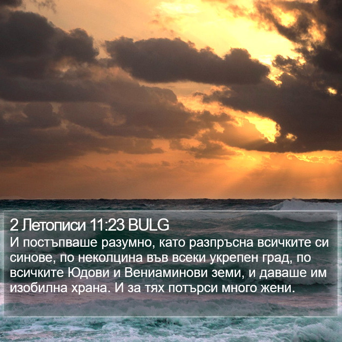 2 Летописи 11:23 BULG Bible Study