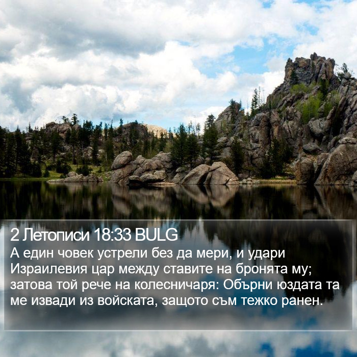 2 Летописи 18:33 BULG Bible Study