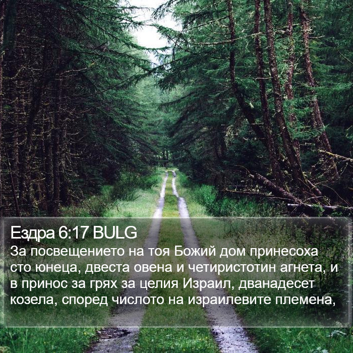 Ездра 6:17 BULG Bible Study