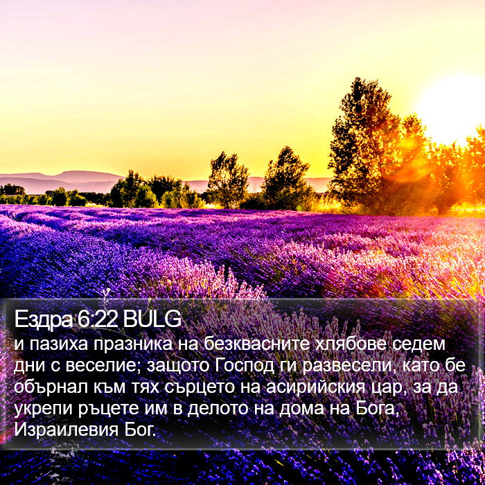 Ездра 6:22 BULG Bible Study