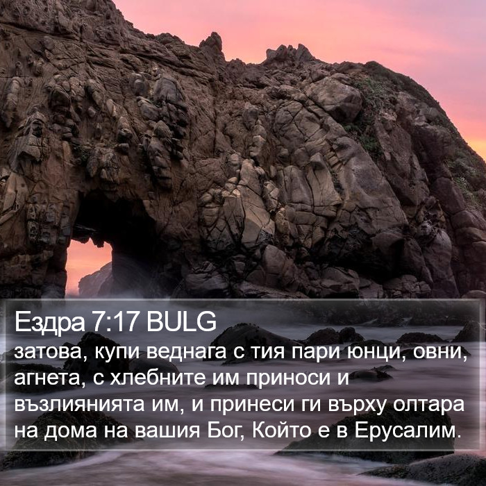 Ездра 7:17 BULG Bible Study