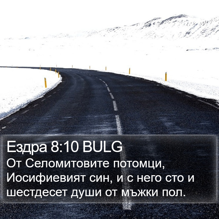 Ездра 8:10 BULG Bible Study