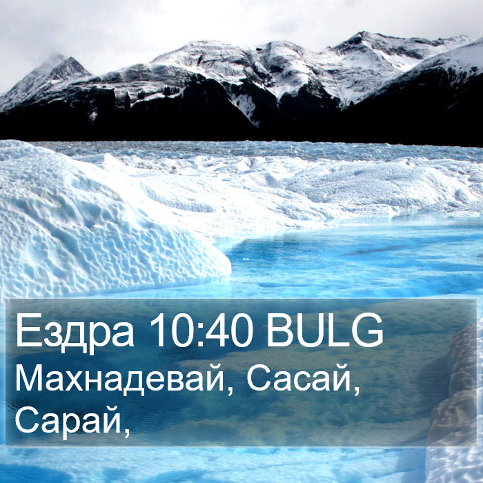 Ездра 10:40 BULG Bible Study