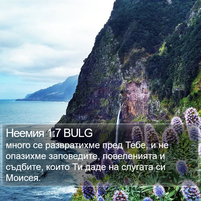 Неемия 1:7 BULG Bible Study