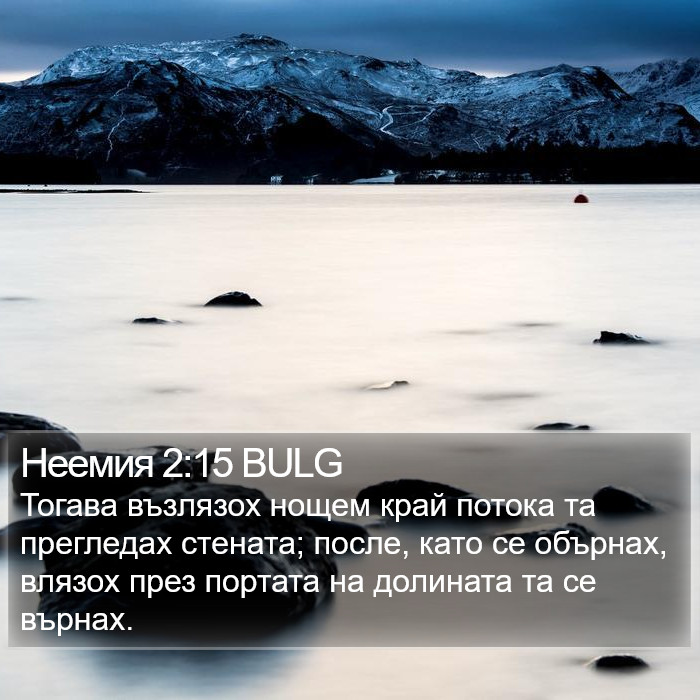 Неемия 2:15 BULG Bible Study