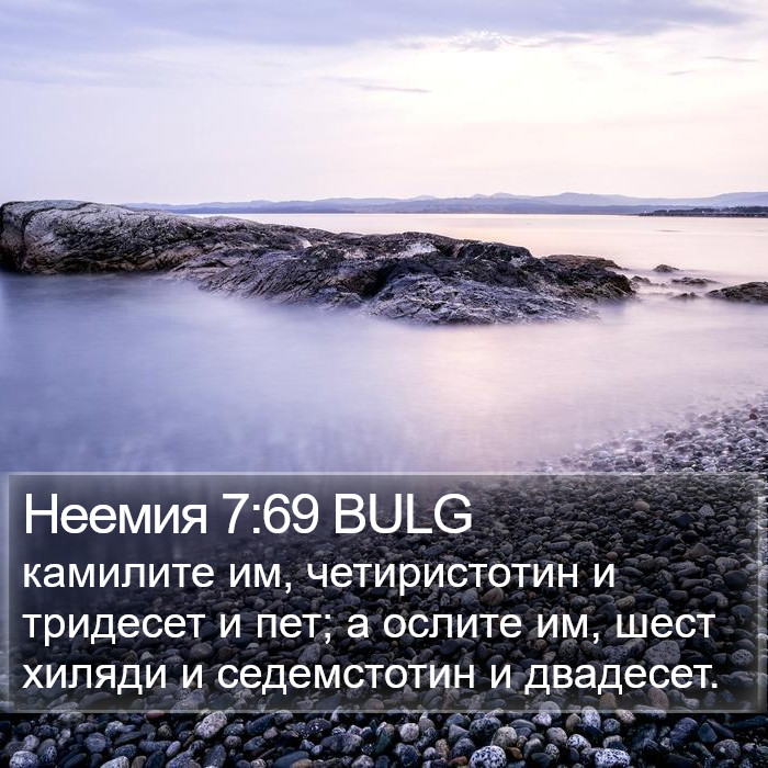 Неемия 7:69 BULG Bible Study