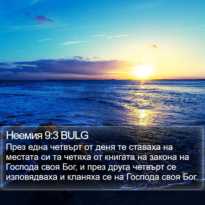 Неемия 9:3 BULG Bible Study