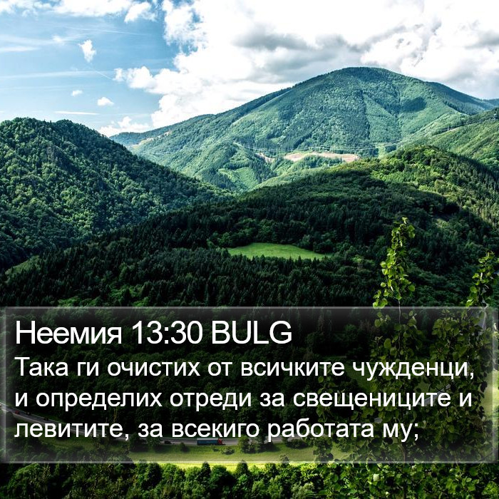 Неемия 13:30 BULG Bible Study