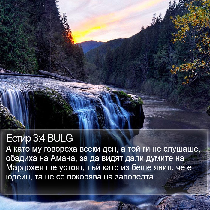 Естир 3:4 BULG Bible Study