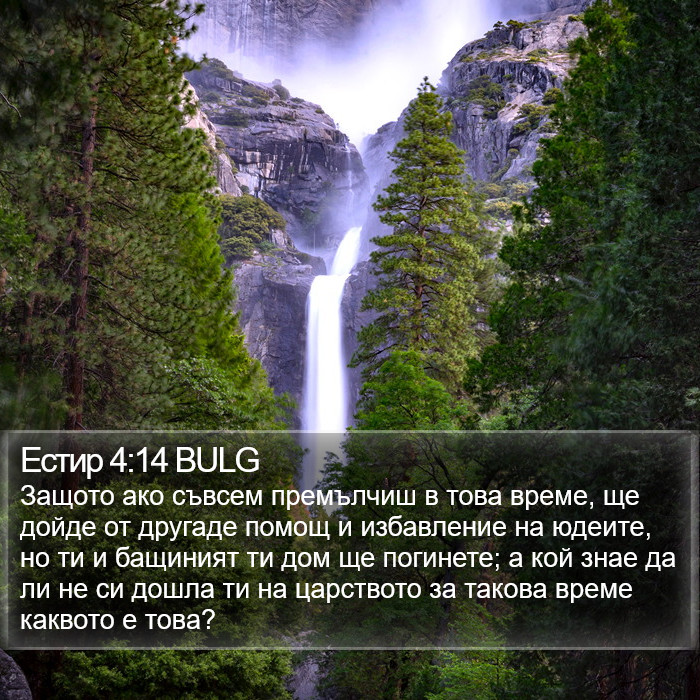 Естир 4:14 BULG Bible Study