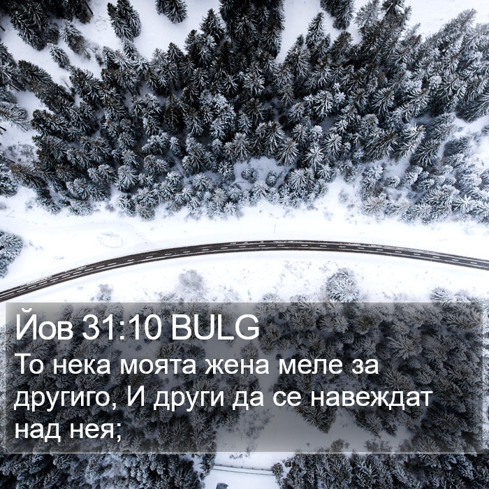 Йов 31:10 BULG Bible Study