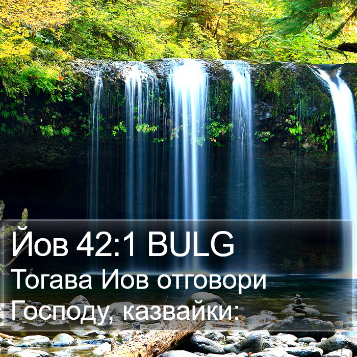 Йов 42:1 BULG Bible Study