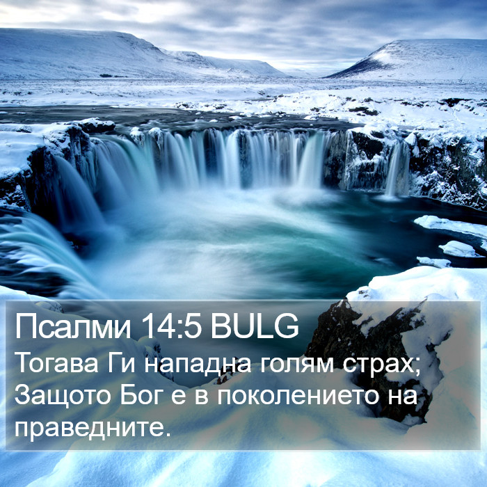 Псалми 14:5 BULG Bible Study