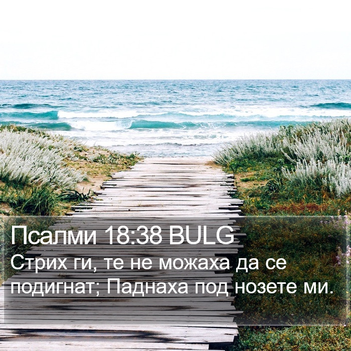 Псалми 18:38 BULG Bible Study